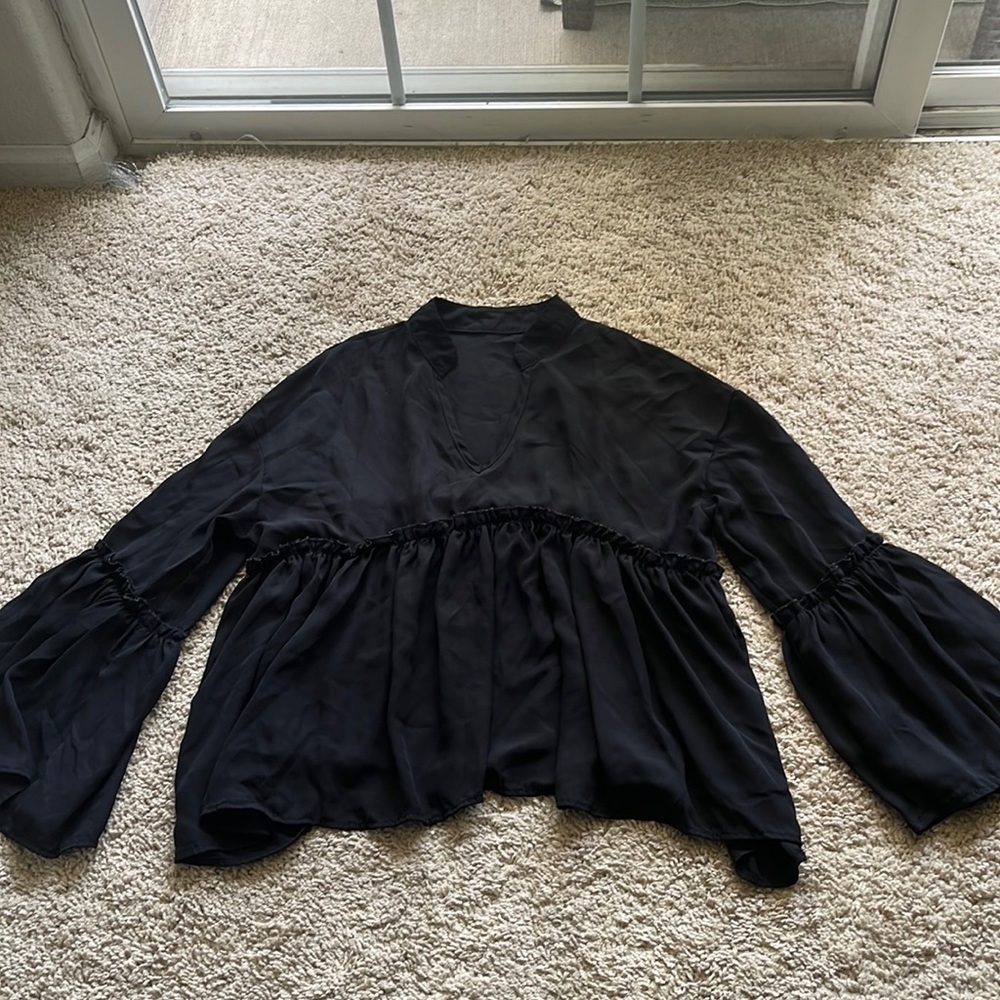 Shein Black Blouse